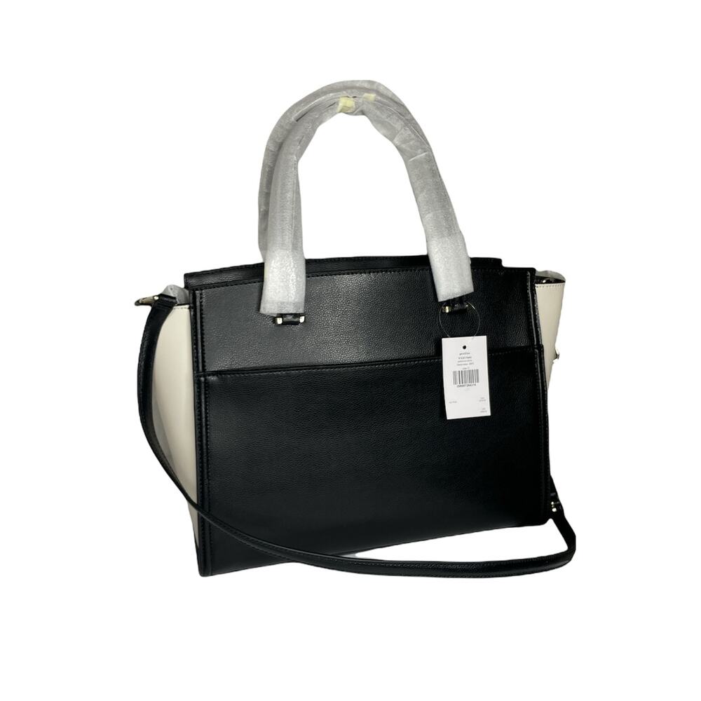 Kate Spade Geraldine Patterson Drive Black Cement Shoulder Satchel Bag - Picture 2 of 7